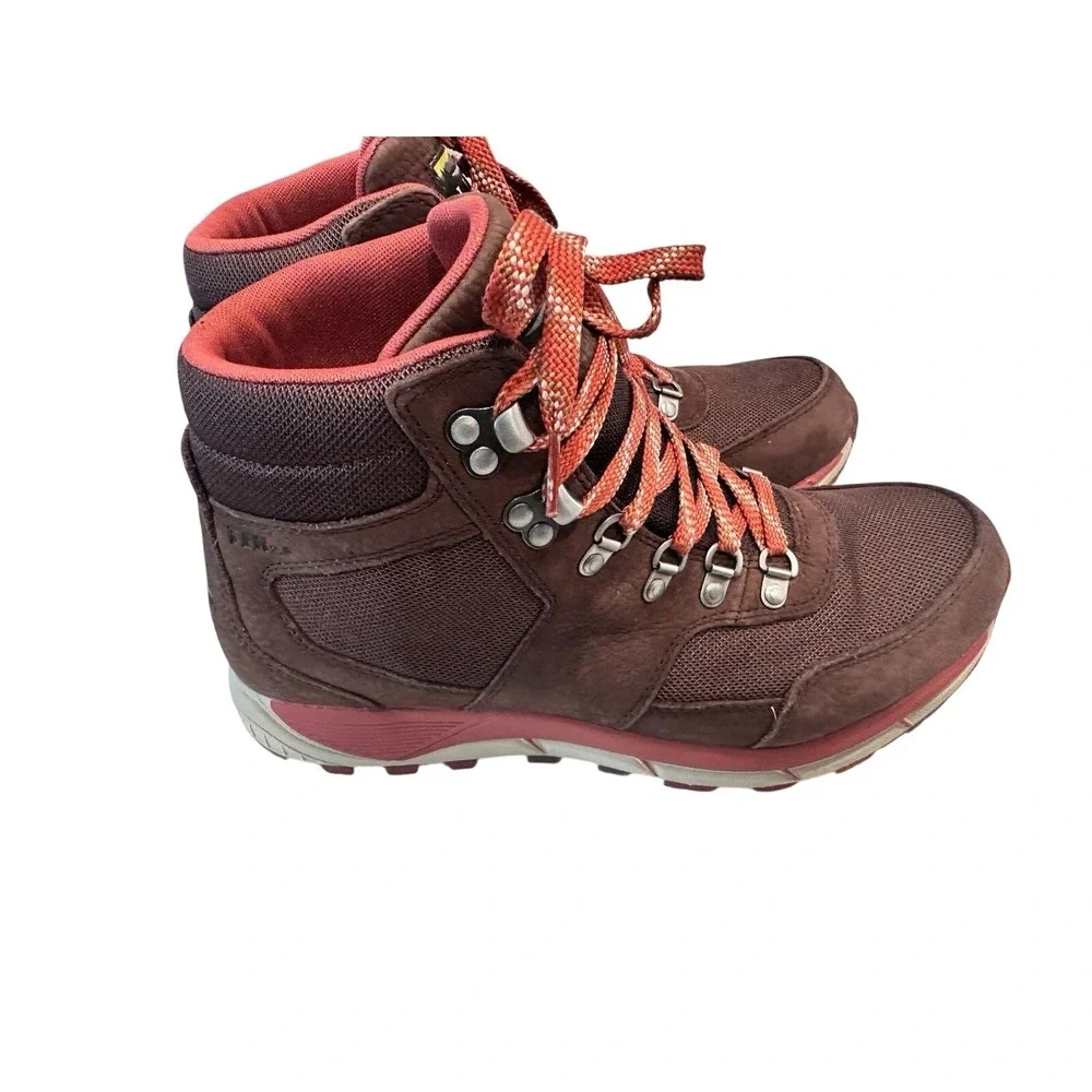L.L. Bean Mens Mountain‎ Hiking Boots Brown Orange Size 8.5 New No Box